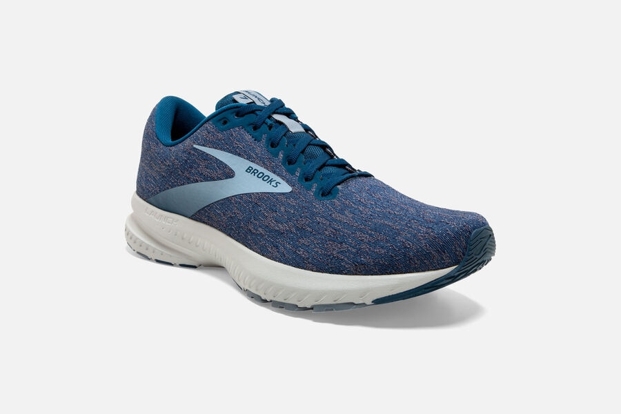 Brooks Running Shoes - Launch 7 Road Mens - Blue - OAF-164509